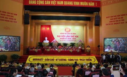 347 delegados participan en la inauguración del XIX Congreso del Comité del Partido de Ha Tinh