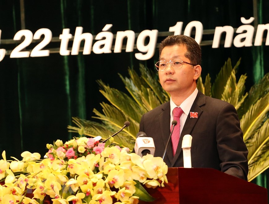 El vicesecretario del Comité partidista de Da Nang, Nguyen Van Quang.