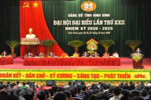 Inauguran XXII Congreso del Comité del Partido de la provincia norteña de Ninh Binh
