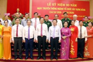 Kien Giang: Conmemoración del 90 aniversario del Día del sector de construcción y organización del Partido