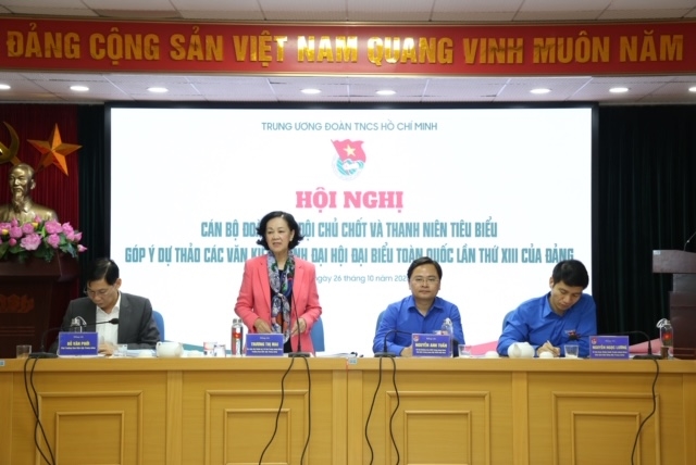 La jefa de la Comisión de Movilización de Masas del PCV, Truong Thi Mai.