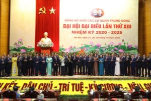 XIII Congreso del Partido en Bloque de órganos centrales Vietnam