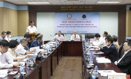 Seminario de expertos en Hanói para perfeccionar el documento a presentarse al XIII Congreso Nacional del Partido Comunista