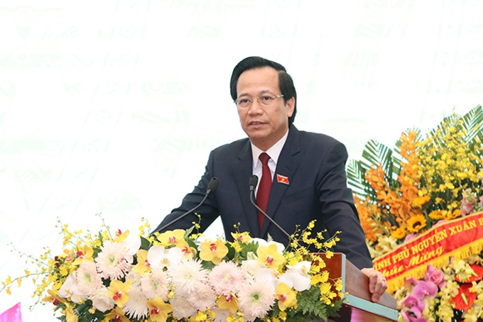 El ministro de Trabajo, Inválidos de Guerra y Seguridad Social, Dao Ngoc Dung.