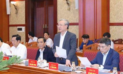 Analizan medidas de seguridad y sanidad para el XIII Congreso Nacional del Partido Comunista de Vietnam