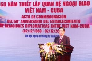El Ministro de Asuntos Exteriores afirma que la Amistad Vietnam – Cuba es “especial” en el ámbito de las relaciones internacionales
