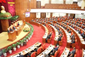 Segunda jornada del XIV Pleno del Comité Central del Partido Comunista de Vietnam