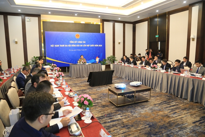 La reunión del grupo de trabajo intersectorial sobre la asunción de Vietnam del miembro no permanente del Consejo de Seguridad.