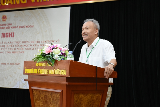 GS.VS Nguyễn Quốc Sỹ, Chủ tịch Viện Công nghệ VinIT phát biểu tại Hội nghị.