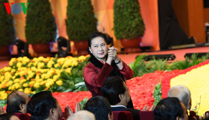 La presidenta de la Asamblea Nacional, Nguyen Thi Kim Ngan
