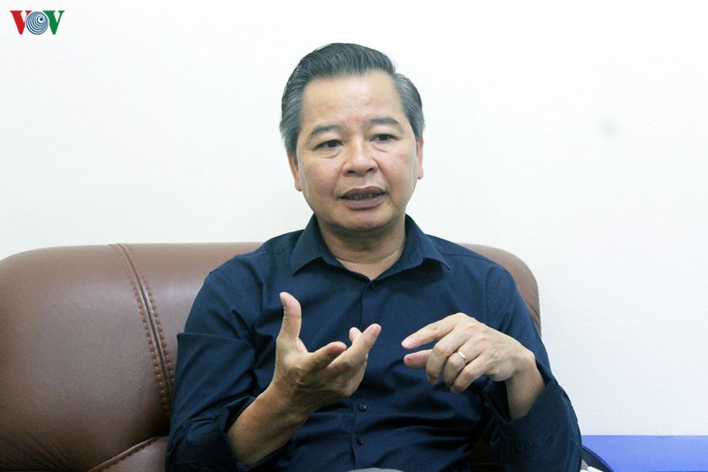 El profesor y doctor Pham Quang Minh, rector de la Universidad de Ciencias Sociales y Humanidades de la Universidad Nacional de Hanói.