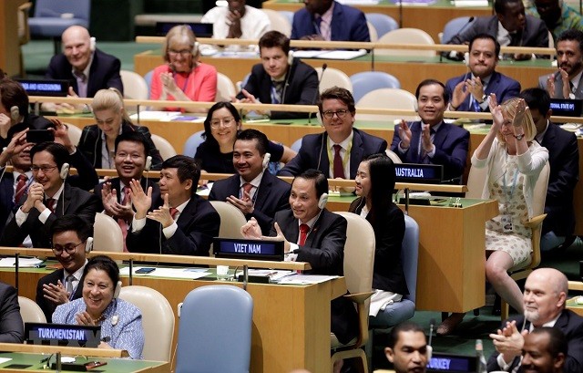 Vietnam fue elegido como miembro no permanente del Consejo de Seguridad de la ONU, mandato 2020-2021, con 192 de los 193 votos a favor.