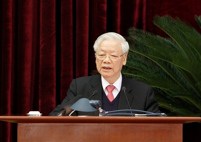 El secretario general del Partido y presidente del país Nguyen Phu Trong. Foto: PCV.