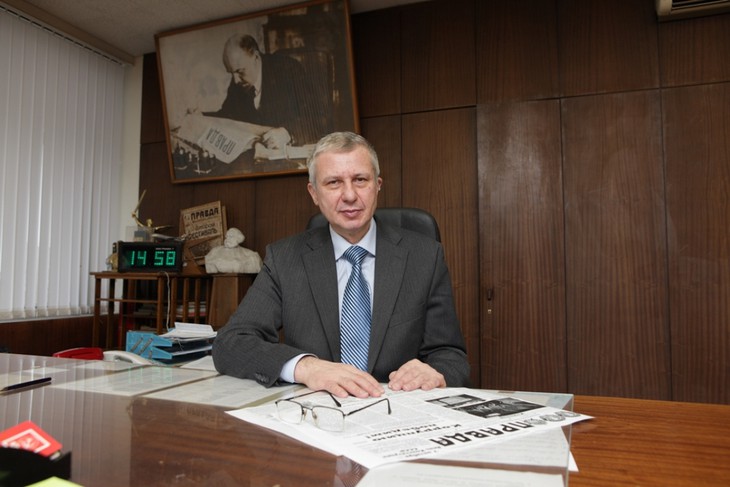 Boris Olegovich Komotsky, miembro del presídium del Comité Central del Partido Comunista de Rusia y editor en jefe del periódico Pravda. (Foto: VOV)