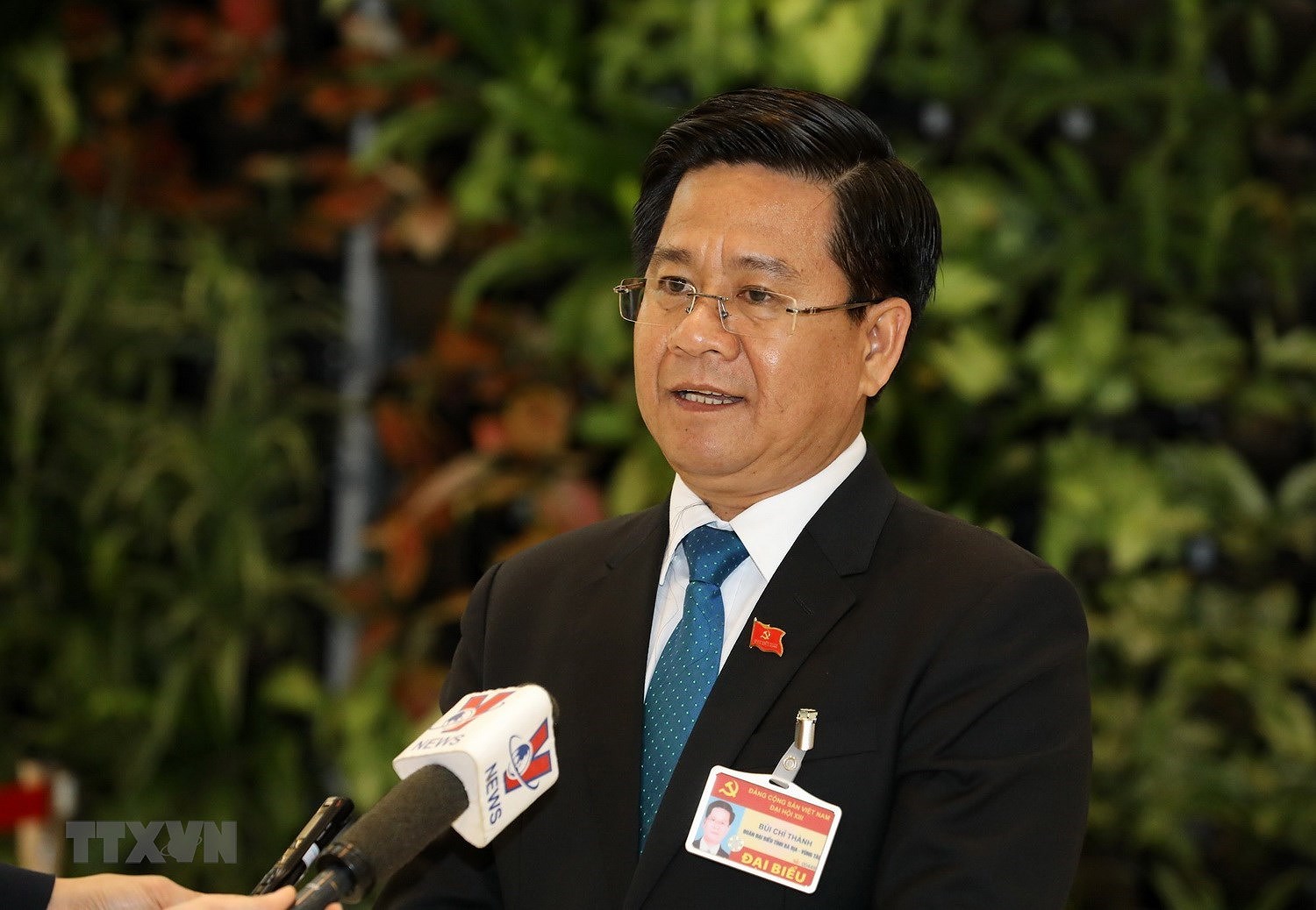Bui Chi Thanh, miembro de la delegación del Comité Provincial del Partido de Ba Ria - Vung Tau. Foto: VNA.