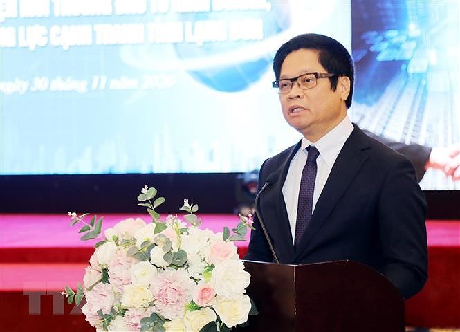 El presidente de la Cámara de Comercio e Industria de Vietnam Vu Tien Loc. Foto: VNA.