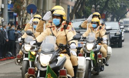 Inauguración del Año de Seguridad Vial 2021 de Vietnam