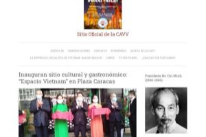 Inaugurada página web oficial de la Casa de Amistad Venezuela-Vietnam