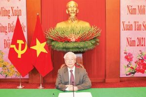 Máximos líderes de Vietnam y China afianzan las relaciones binacionales