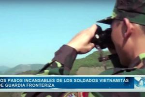 Soldados de guardia fronteriza de Vietnam cumplen deberes de proteger la Patria