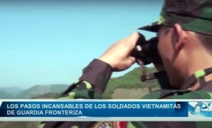 Soldados de guardia fronteriza de Vietnam cumplen deberes de proteger la Patria