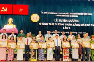 Ciudad Ho Chi Minh homenajea a 129 personas y organizaciones destacadas por sus solidarias contribuciones