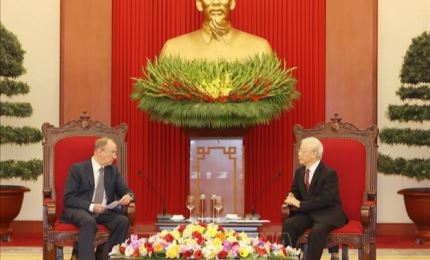 Máximo líder de Vietnam se reúne con el secretario del Consejo de Seguridad de Rusia