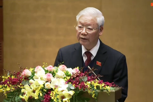 Máximo dirigente de Vietnam pronuncia el informe sobre su mandato ante el Parlamento