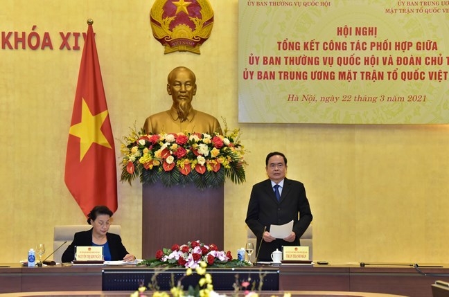 El jefe del Comité Central del FPV Tran Thanh Man.