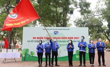 Jóvenes de Hanói contribuyen al desarrollo sostenible de la milenaria ciudad