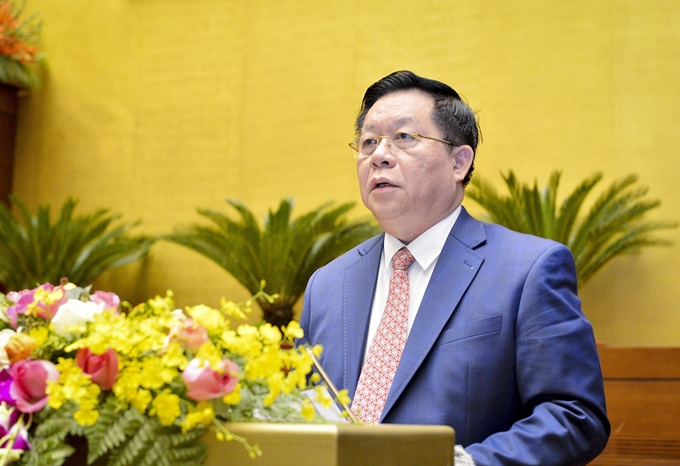 El miembro del Buró Político y jefe de la Comisión de Propaganda y Educación del Comité Central del PCV, Nguyen Trong Nghia.