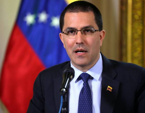 El ministro venezolano de Exteriores, Jorge Arreaza. Foto: EFE.