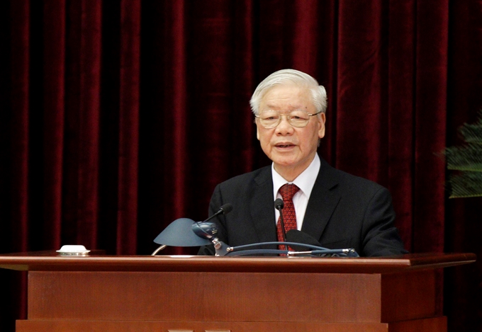 El secretario general del Partido Comunista y presidente de Vietnam, Nguyen Phu Trong.