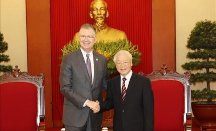 El secretario general del Partido Nguyen Phu Trong felicita al embajador de Estados Unidos por su contribución a las relaciones entre Vietnam y Estados Unidos