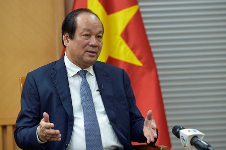 El ministro y jefe de la Oficina de Gobierno de Vietnam, Mai Tien Dung. Foto: baochinhphu.vn