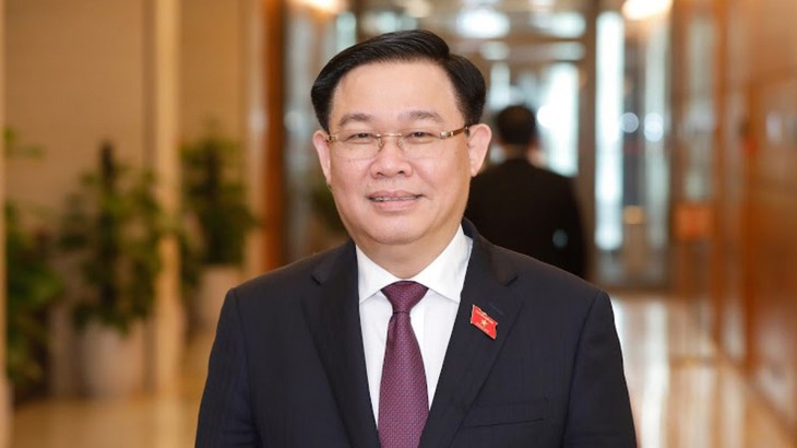 El presidente de la Asamblea Nacional, Vuong Dinh Hue. Foto: VOV