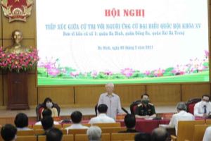 El máximo líder de Vietnam comprometido a aportar a la delegación parlamentaria de Hanói