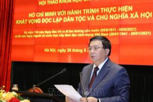 Resaltan la ideología del presidente Ho Chi Minh por la independencia nacional