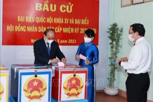 Medios japoneses reportan las elecciones legislativas de Vietnam