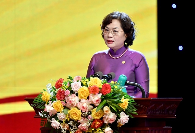 La gobernadora del Banco Estatal de Vietnam (BEV), Nguyen Thi Hong.