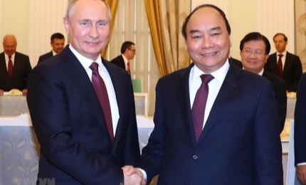 Líderes de Vietnam y Rusia determinados a fortalecer las relaciones bilaterales